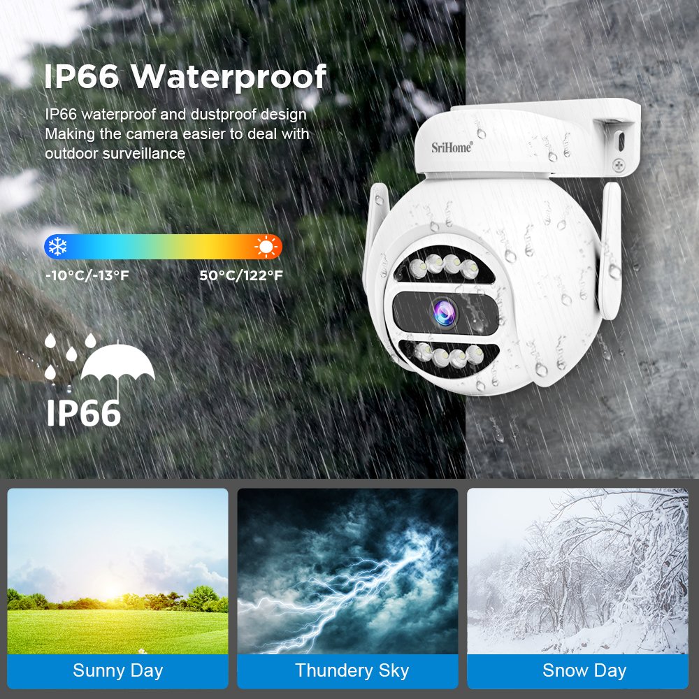 Outdoor 5mp Nvr Kit Wireless Security Camera 4 Head Surveillance Camera Infrared Night Vision Cctv Security System With Screen