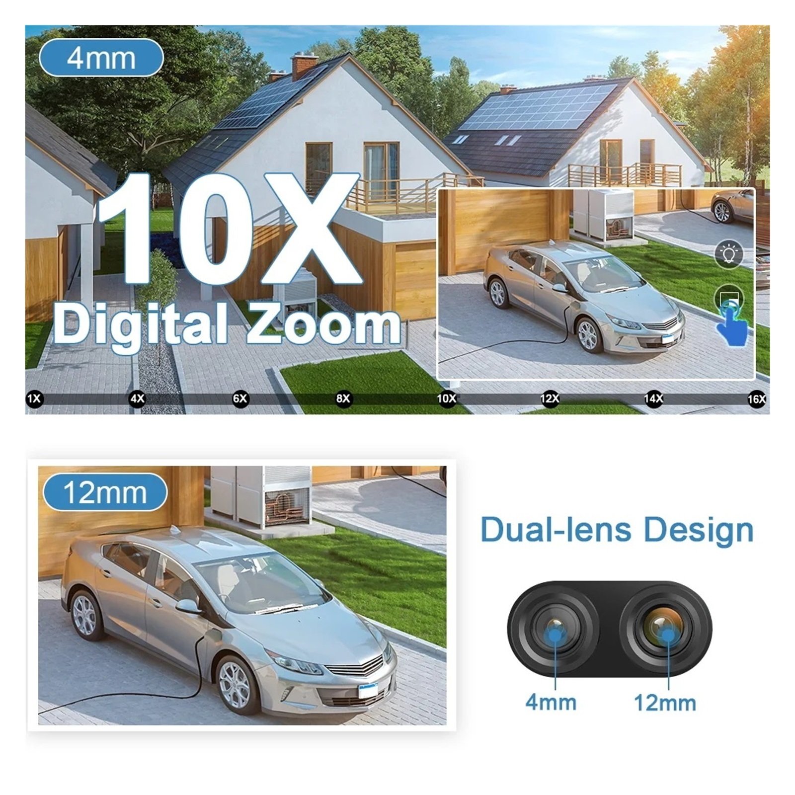 Senhuo 4G SIM card solar camera WiFi HD night vision IP CCTV monitoring IP66 waterproof 2-channel audio PIR humanoid detection