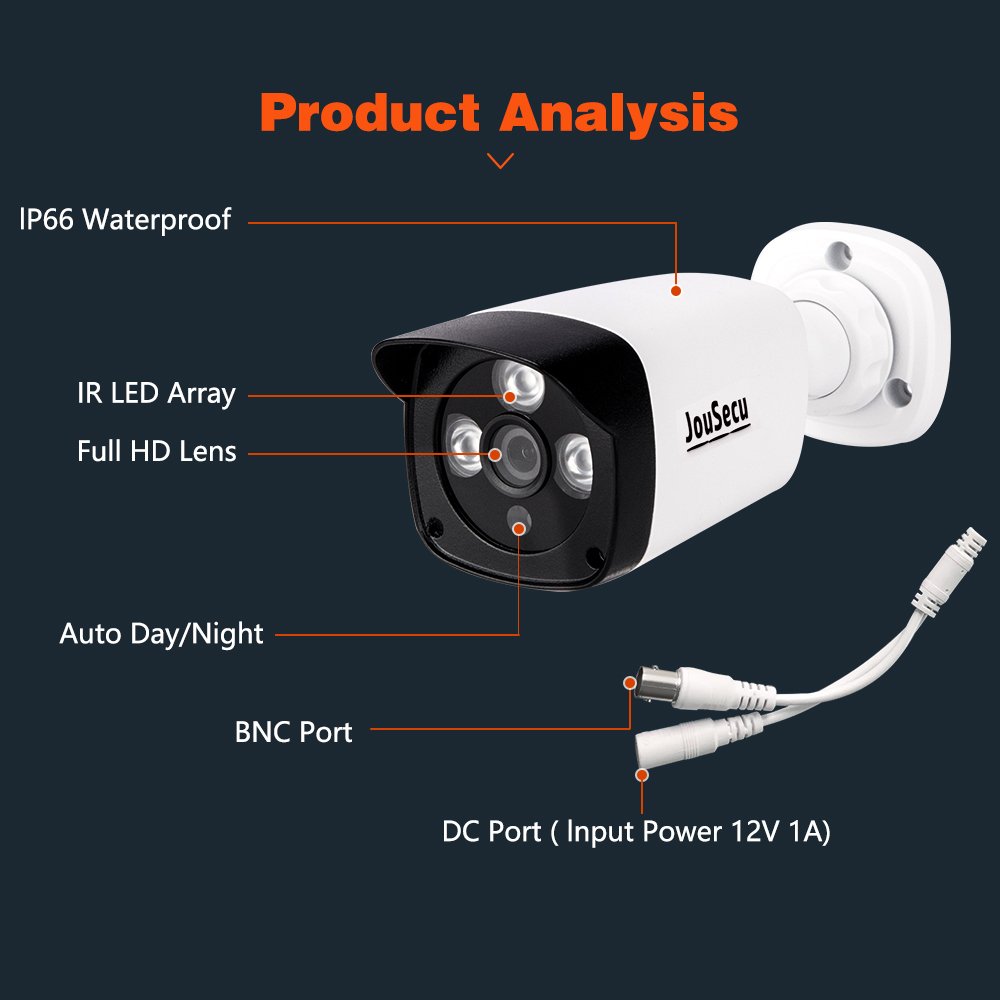 2MP Cctv Camera System 8 Channels Simple Connection Home Cctv Security System 2TB HDD 5MP Dvr Surveillance System Kit