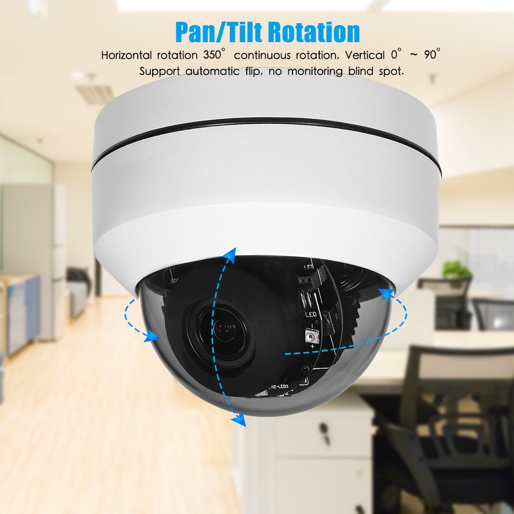 16Ch Cctv Security Surveillance Camera Systems 5Mp Home Video Kit PTZ 4x Zoom Outdoor Ip Camera Poe XMeye App Nvr
