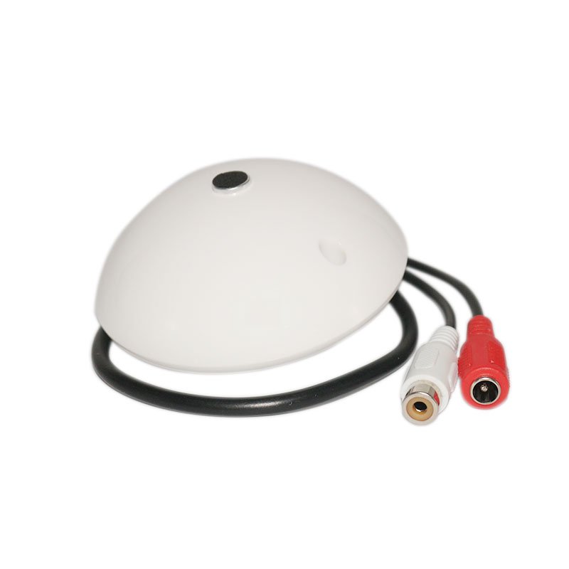 GK-15A CCTV Accessories High Fidelity CCTV Microphone Monitoring Device Audio Surveillance Audio Pickup Monitor For CCTV Camera