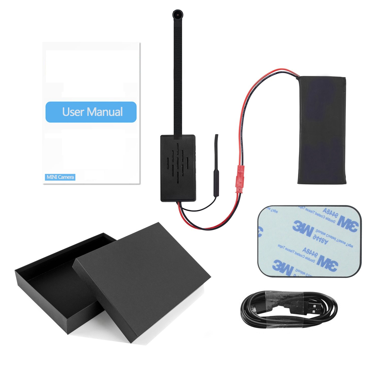 Small Camera DIY Module Mini Wireless Night Vision Camera HD 1080P WiFi Nanny Camera