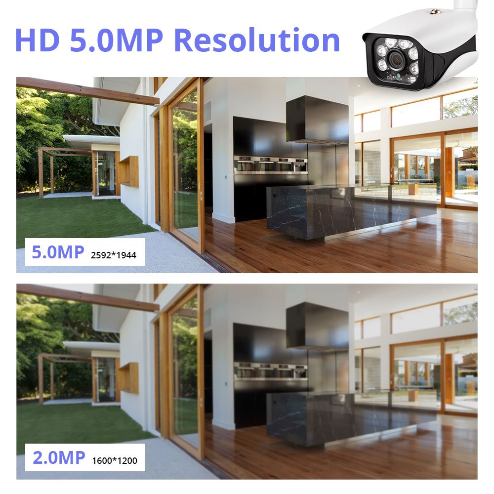 KERUI 8CH 5MP Wireless NVR POE Security Camera System For Outdoor Cameras System IR-CUT CCTV Video Surveillance Video Recorder