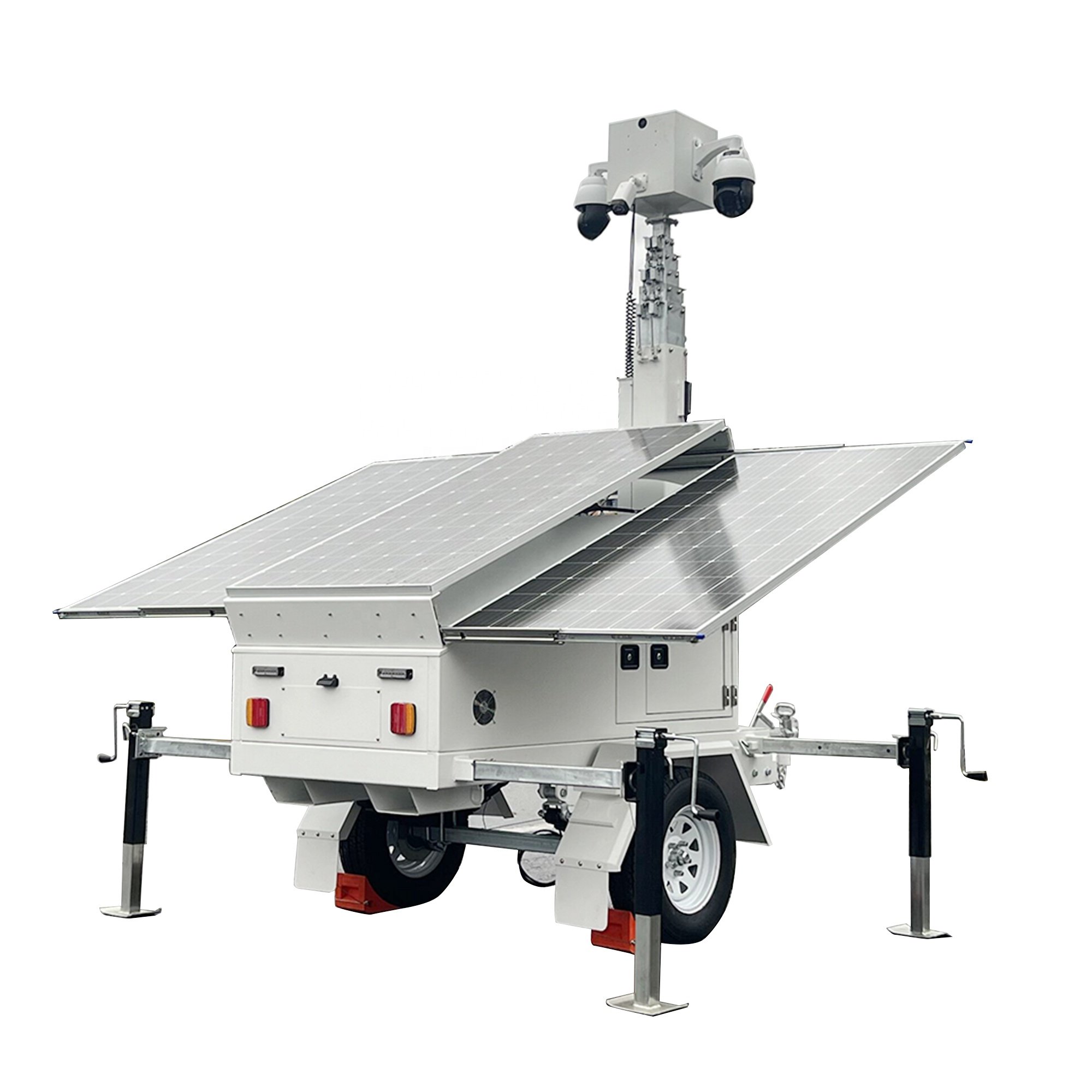 USA Standard Mobile Security Camera Trailer Tower
