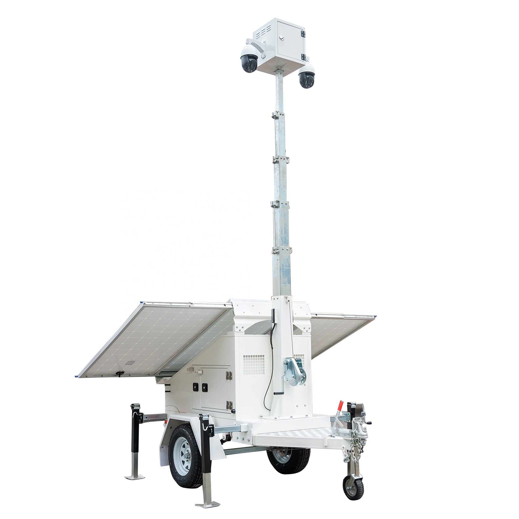 USA Standard Mobile Security Camera Trailer Tower