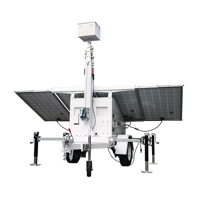 USA Standard Mobile Security Camera Trailer Tower