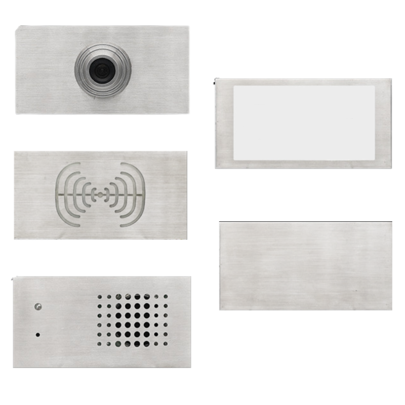miTEC Commax Compatible Wired Video Door Phone Intercom System RFID for Multi Apartments Building Villa Intercom