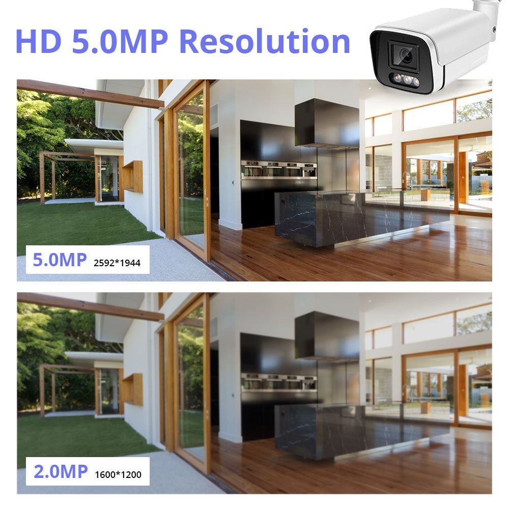 KERUI 5MP NVR 16CH Camera System Surveillance Home Wireless CCTV Security Cameras NVR System POE Outdoor IP NVR Set Kit