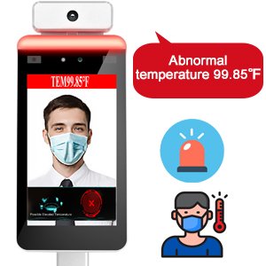 Waterproof 5-inch Face Recognition Camera Biometric Access Fingerprint Card All In One Machine For House Office Community