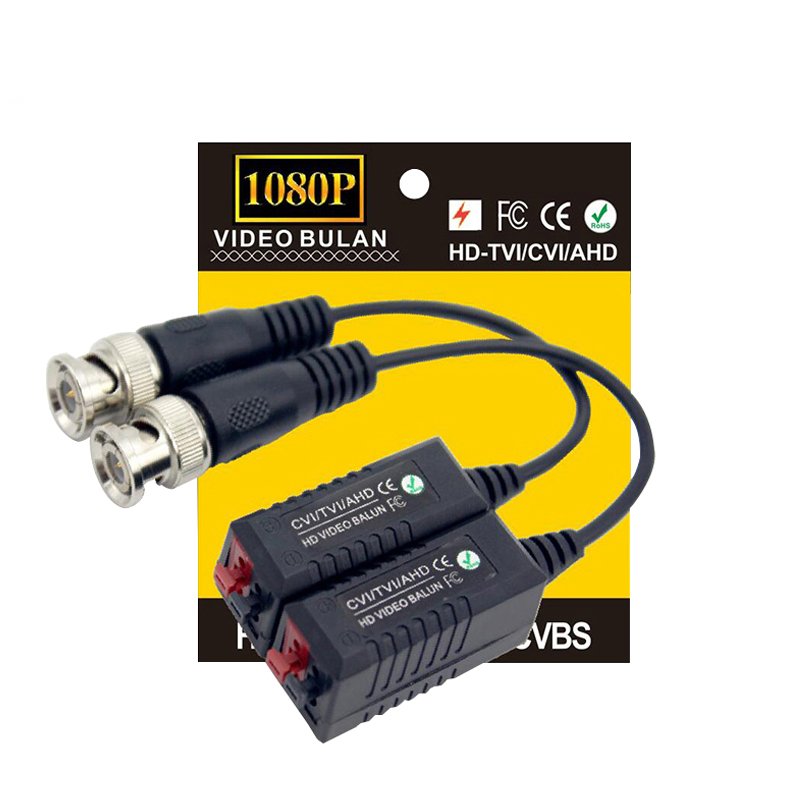 CCTV accessories 1 channel video transmitter passive video balun with single port hd analog video passive utp balun