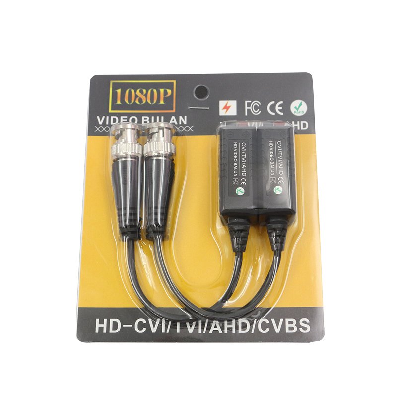 CCTV accessories 1 channel video transmitter passive video balun with single port hd analog video passive utp balun
