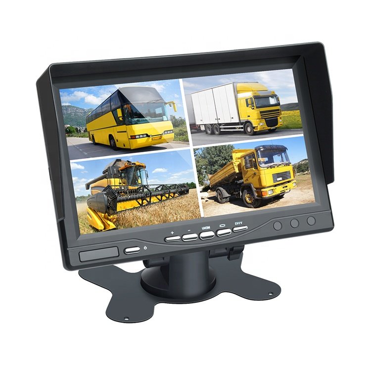 360 Degree Car Security CCTV 4CH SD Card Mobile DVR GPS Tracking Bus Truck Surveillance Camera System