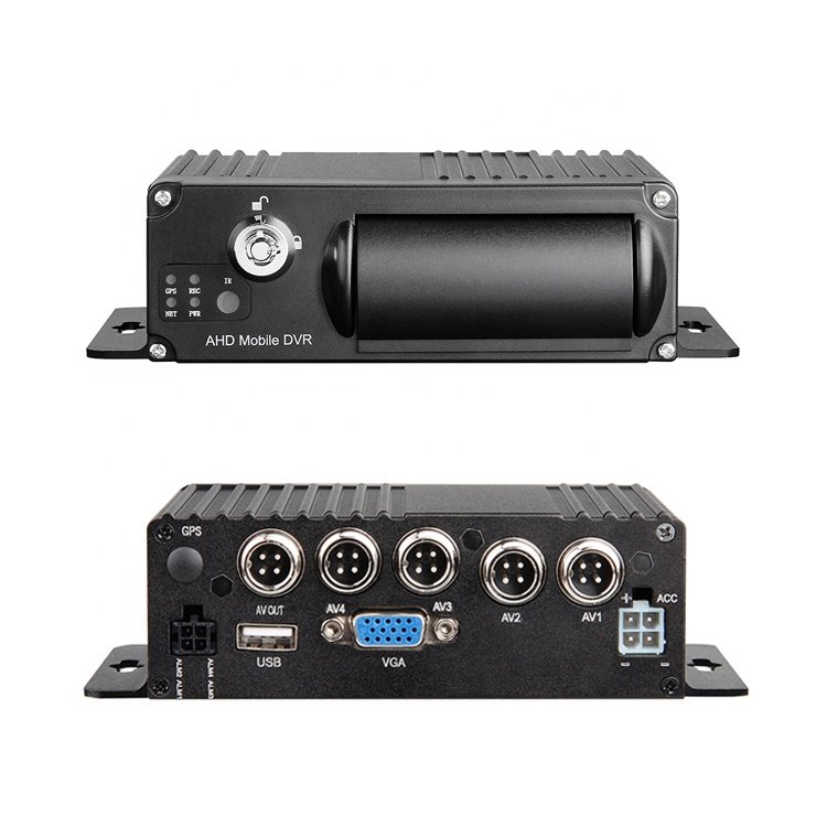 360 Degree Car Security CCTV 4CH SD Card Mobile DVR GPS Tracking Bus Truck Surveillance Camera System