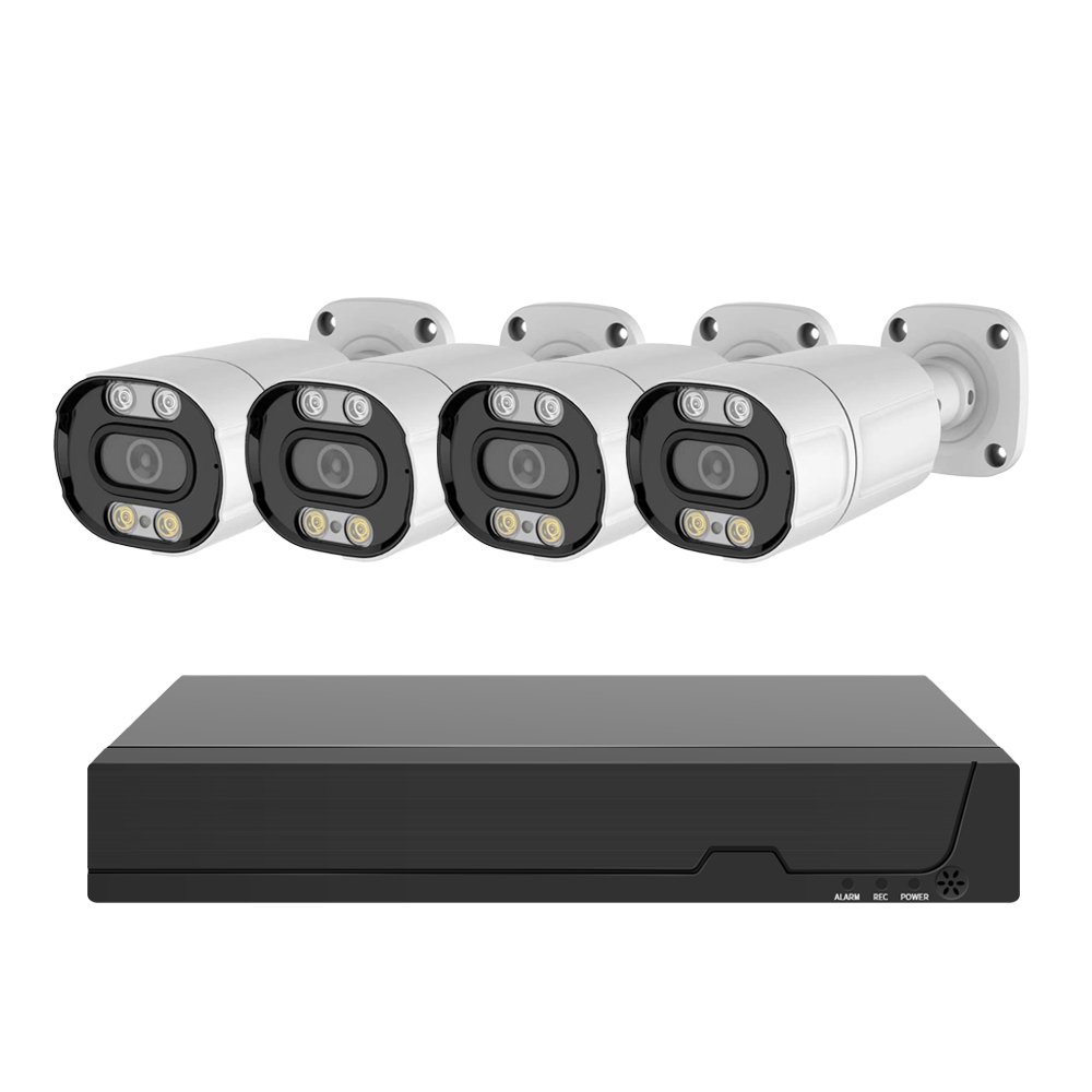 Xmeye 4CH POE NVR Kit 4k surveillance security Network cameras system POE ip 4k surveillance ip camera cctv camera kit