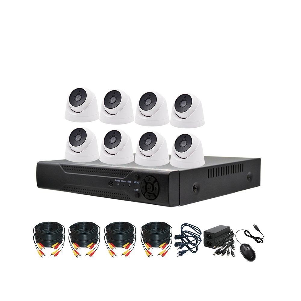 hd security surveillance system 8ch cctv dvr bullet cctv system 8 cameras kit 1mp outdoor cctv camera system