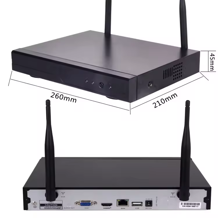 SZYIZHAN Tuya Home Security Wireless 4CH 3MP HD Waterproof NVR Kit 1080P P2P Video Surveillance Outdoor CCTV Camera System
