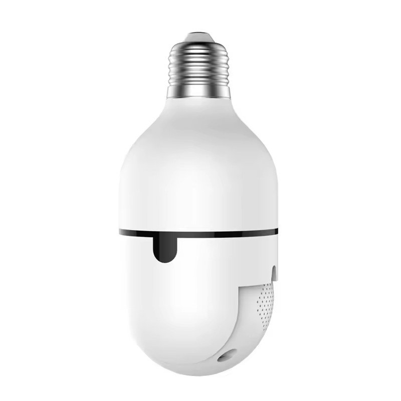 2MP E27 Bulb Surveillance Camera Night Vision Full Color Automatic Human Tracking Indoor Security Monitor