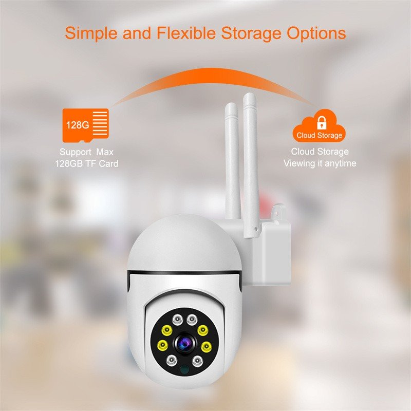 1080P Mini PTZ Camera 2MP Wifi Wireless Small Outdoor Indoor Dome IP Camera Security CCTV Camera