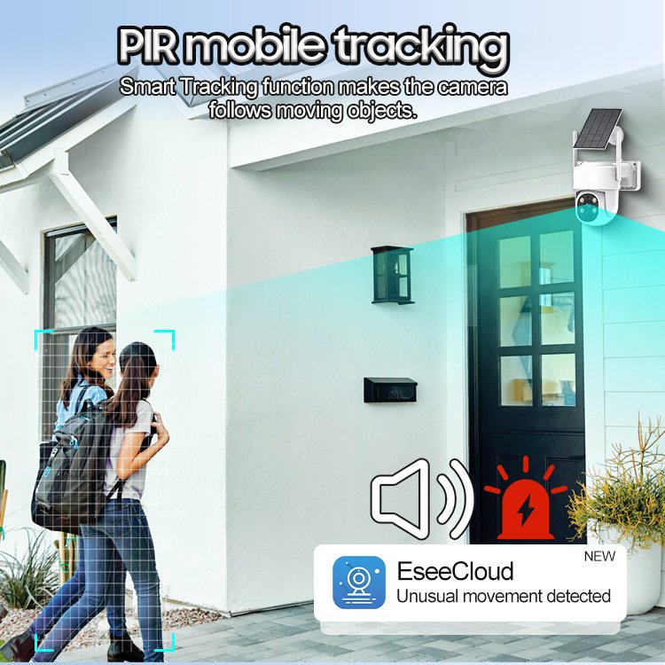 LEVOFAST 4CH NVR POE Security Camera System Nvr Kit Full Set 4 Cameras Waterproof Solar Battery CCTV 4MP 5MP Camera