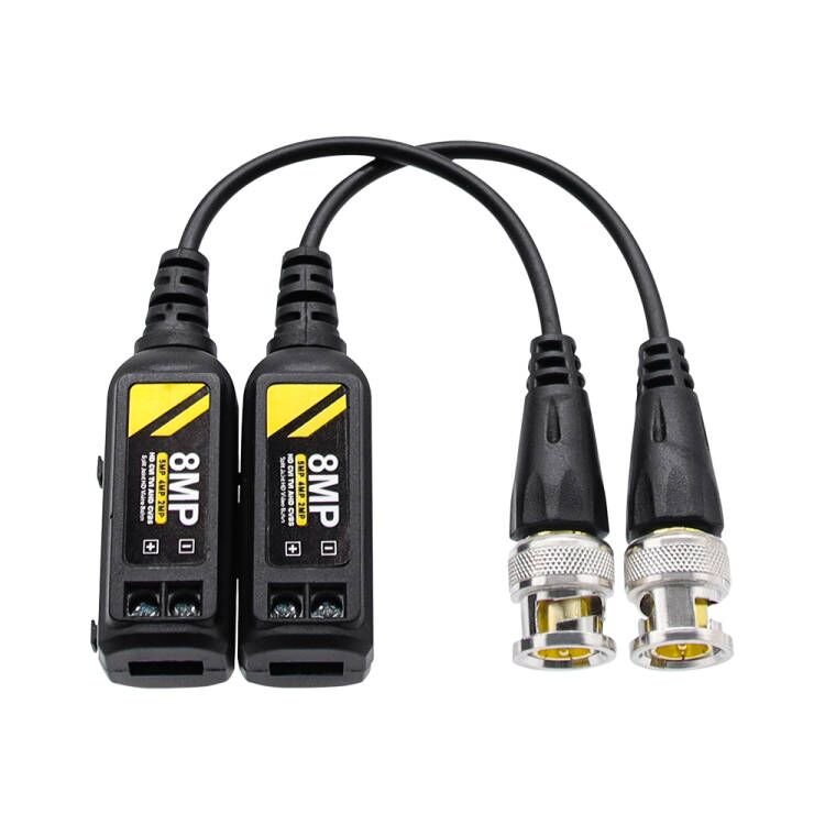 CCTV Security system AHD/CVI/TVI/CVBS 8MP Video Balun Transmit 400m BNC and RJ45 passive Balun