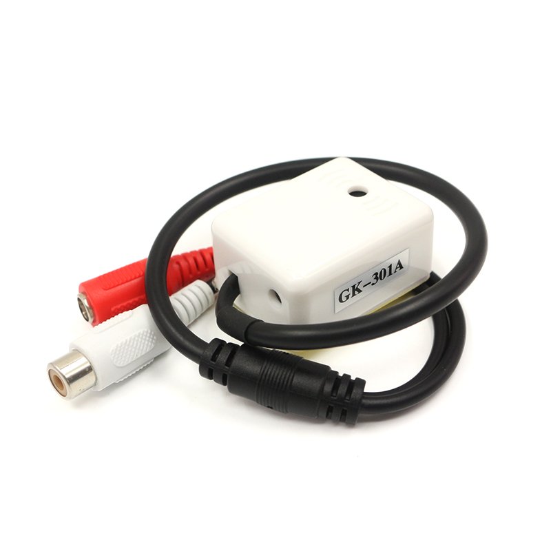 GK-301A Sensitivity Adjustable High Fax Reduce Environment Noise & Echo Golf Type CCTV microphone