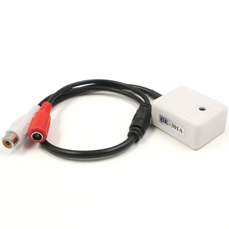 GK-301A Sensitivity Adjustable High Fax Reduce Environment Noise & Echo Golf Type CCTV microphone