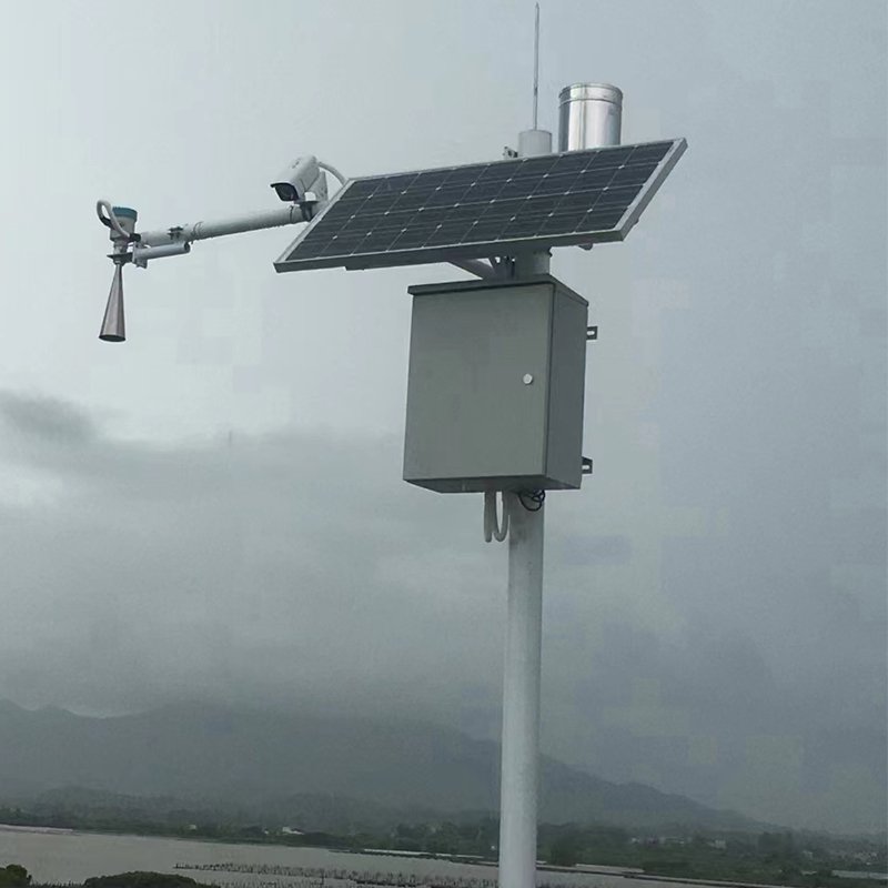 Outdoor security alarm system 200W solar powered surveillance camera tower built in Solar Kit With 120ah Lithium Battery