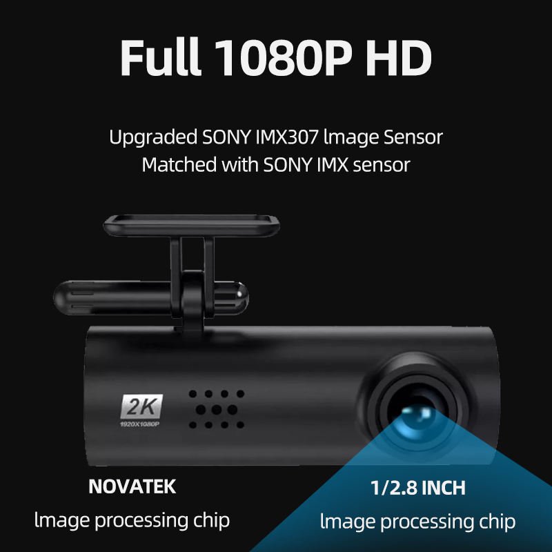 2024 Best 2K Resolution Dashcam with Night Vision Hidden Wireless WiFi Car DVR Dash Cam 12V New Sale Dash Cams