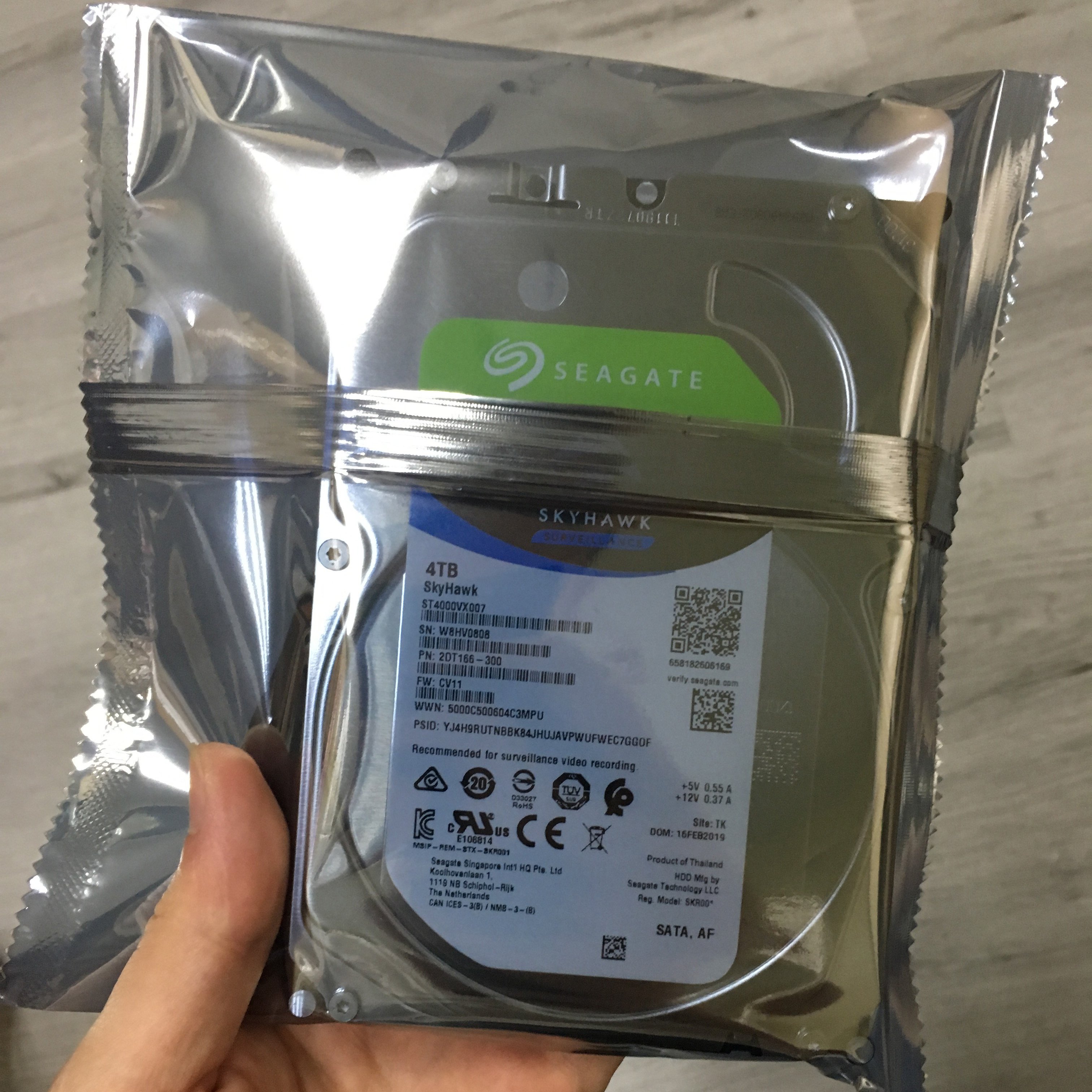 Saegate SkyHawk 2TB Surveillance Hard drive SATA 6Gb/s 64MB Cache 3.5" 1TB HDD 4TB 6TB 8TB Internal Mechanical Hard Disk