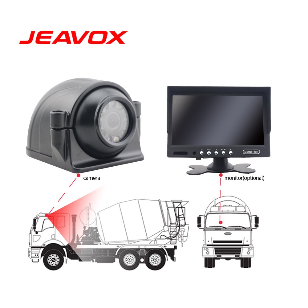 Waterproof IP69K Night Vision Side Mounted IR camera for Car Front/Rear View Car Surveillance Camera For Heavy Truck/Bus/Car