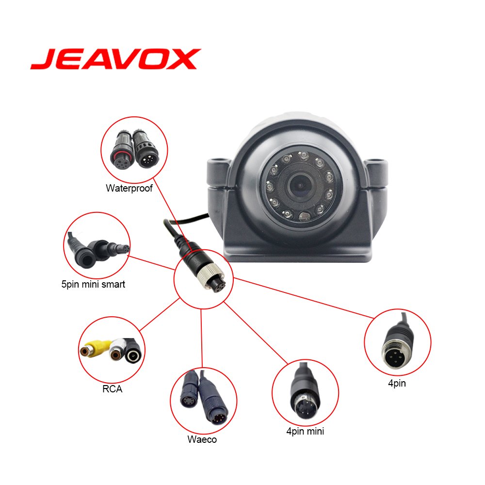 Waterproof IP69K Night Vision Side Mounted IR camera for Car Front/Rear View Car Surveillance Camera For Heavy Truck/Bus/Car