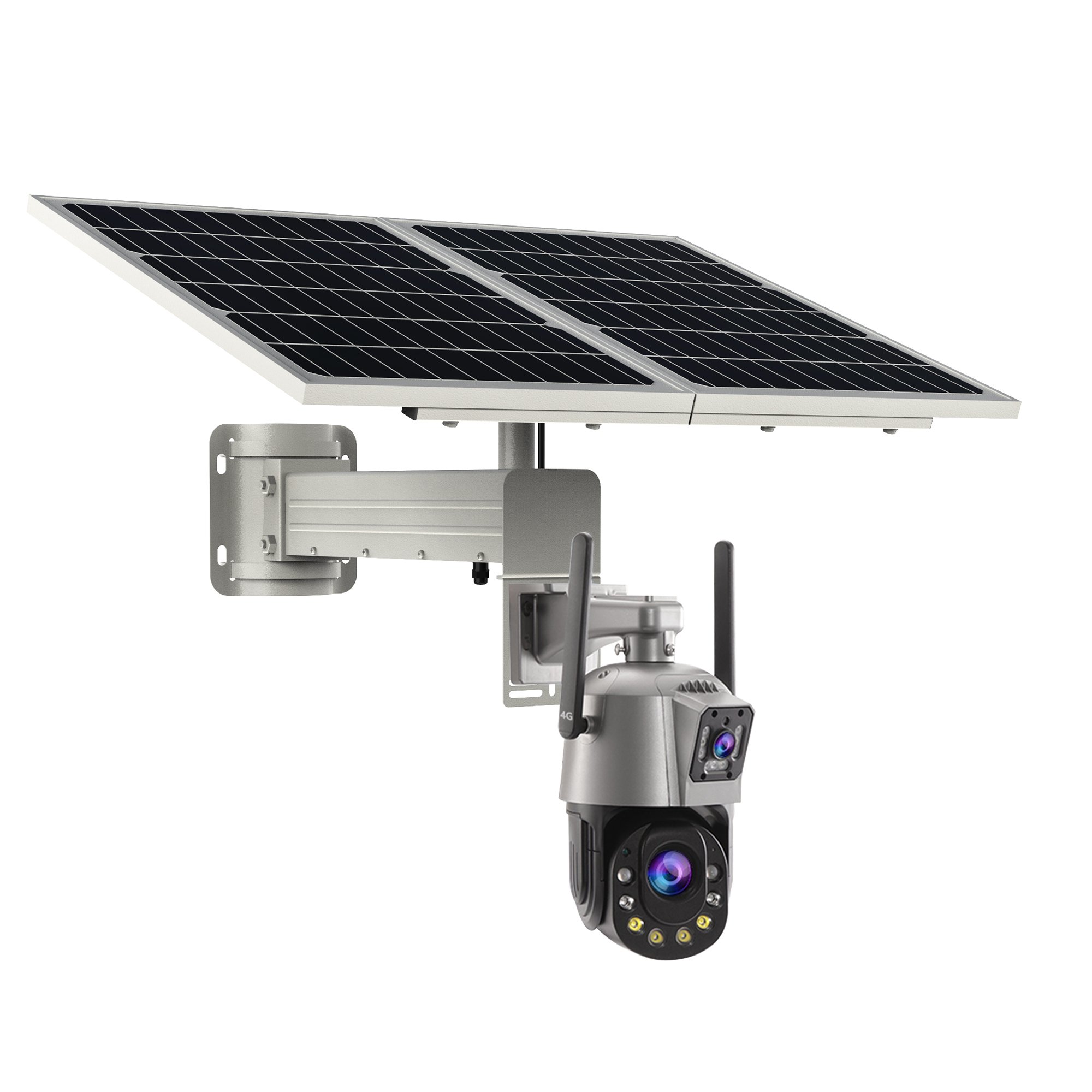 TecDeft Hot Sale PTZ Wireless Outdoor IP Camera Solar CCTV 4G Wifi Network Security Camera Solar Camera System