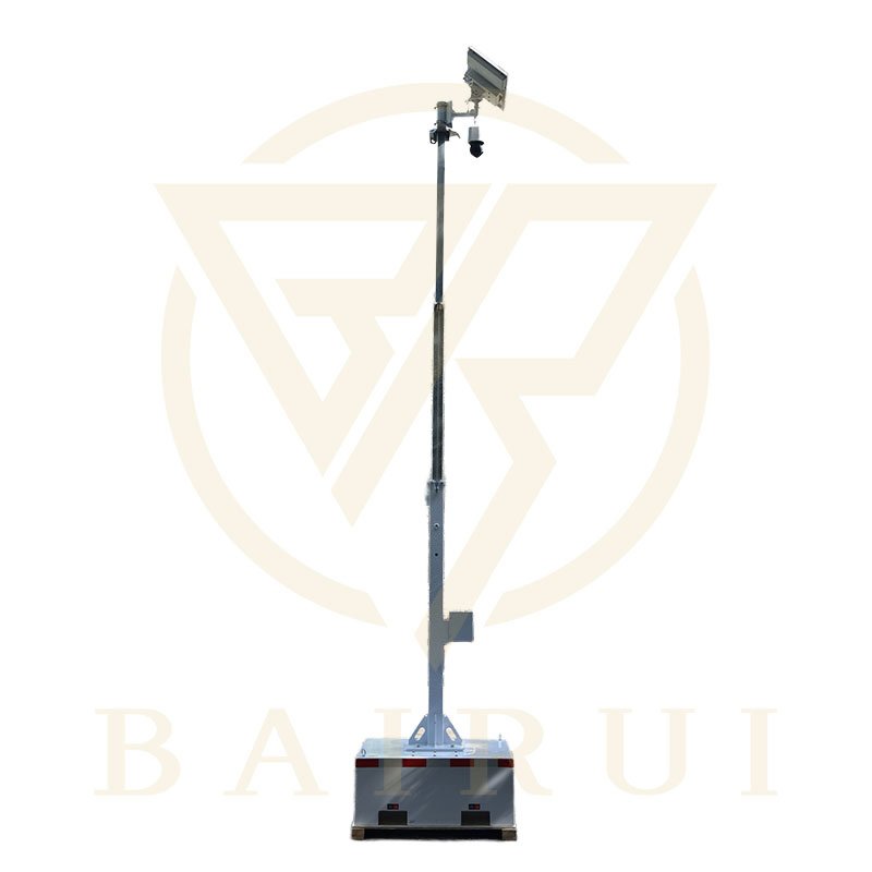 Hot Selling Product Cctv Mobile Solar Surveillance Trailer Solar Lighting Tower Monitoring System