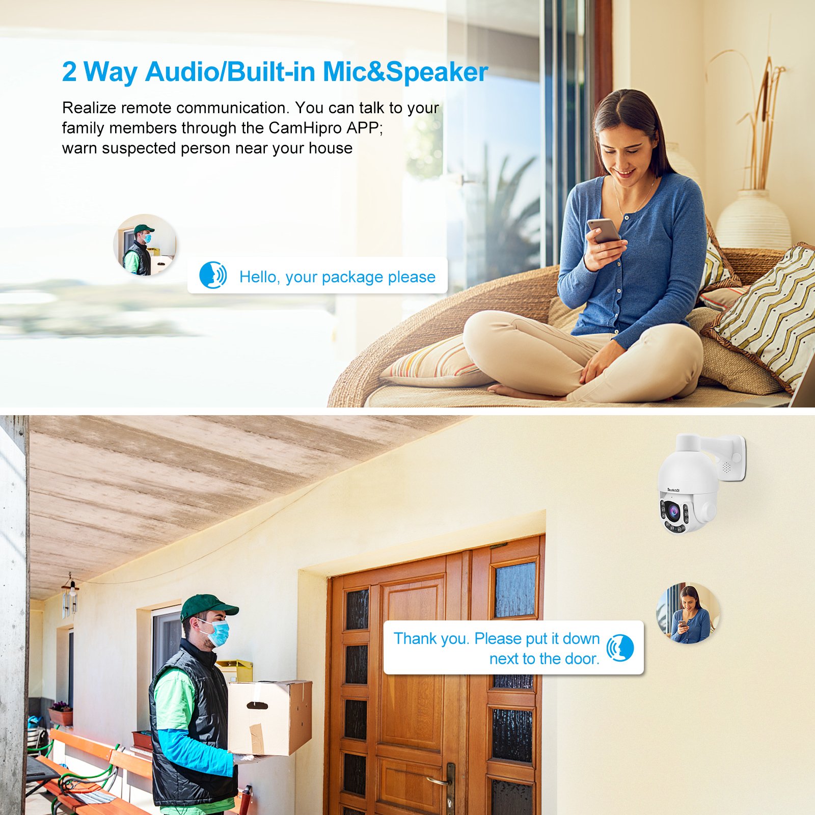 JideTech 5MP 5X WIFI 15fps Security System auto tracking PTZ IP Outdoor Full Color Night Vision Camera Video Surveillance Camera