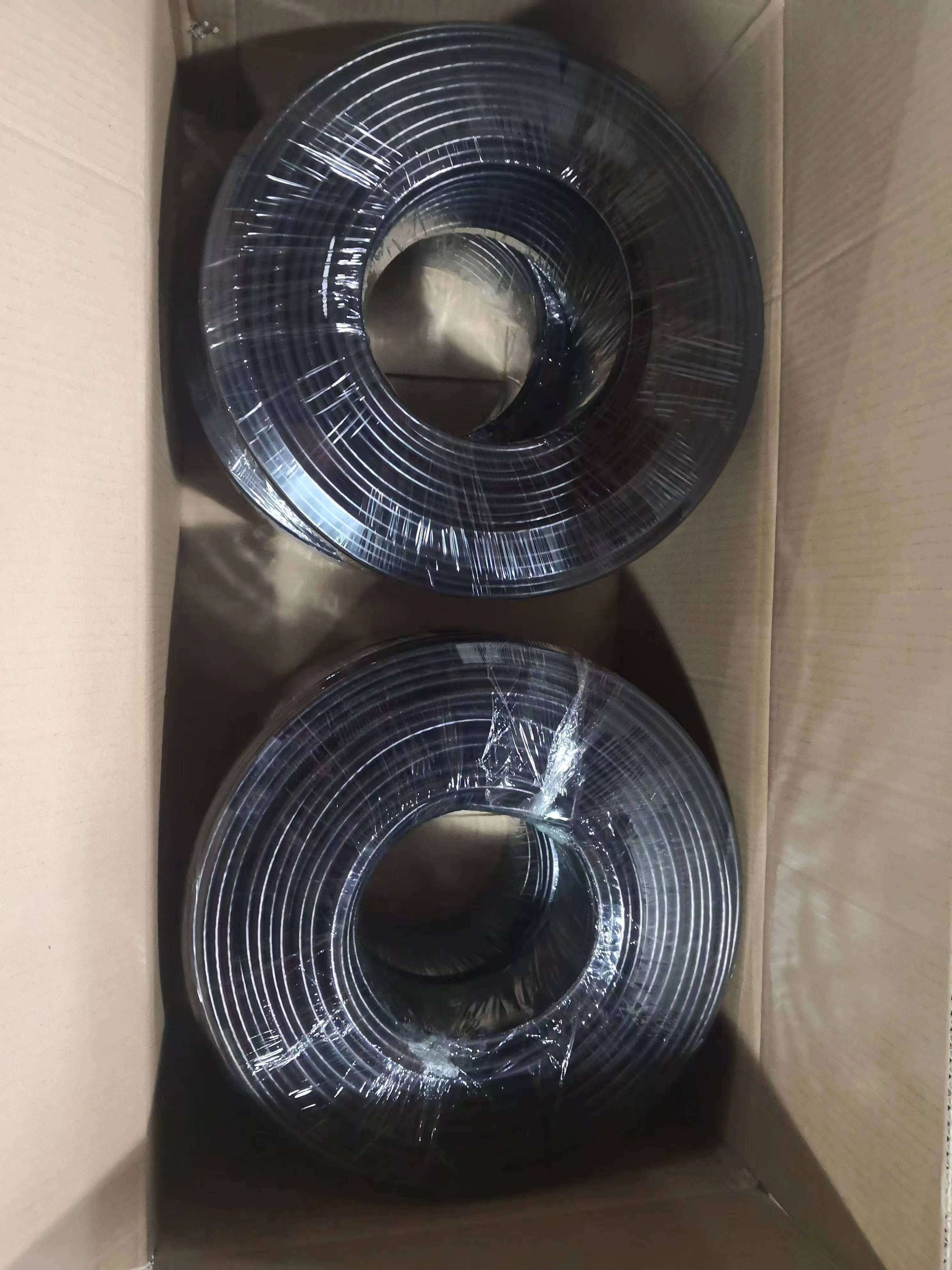 Factory Price 23AWG 305M 1000FT Cat6 UTP Outdoor Cable With Power For CCTV System Use
