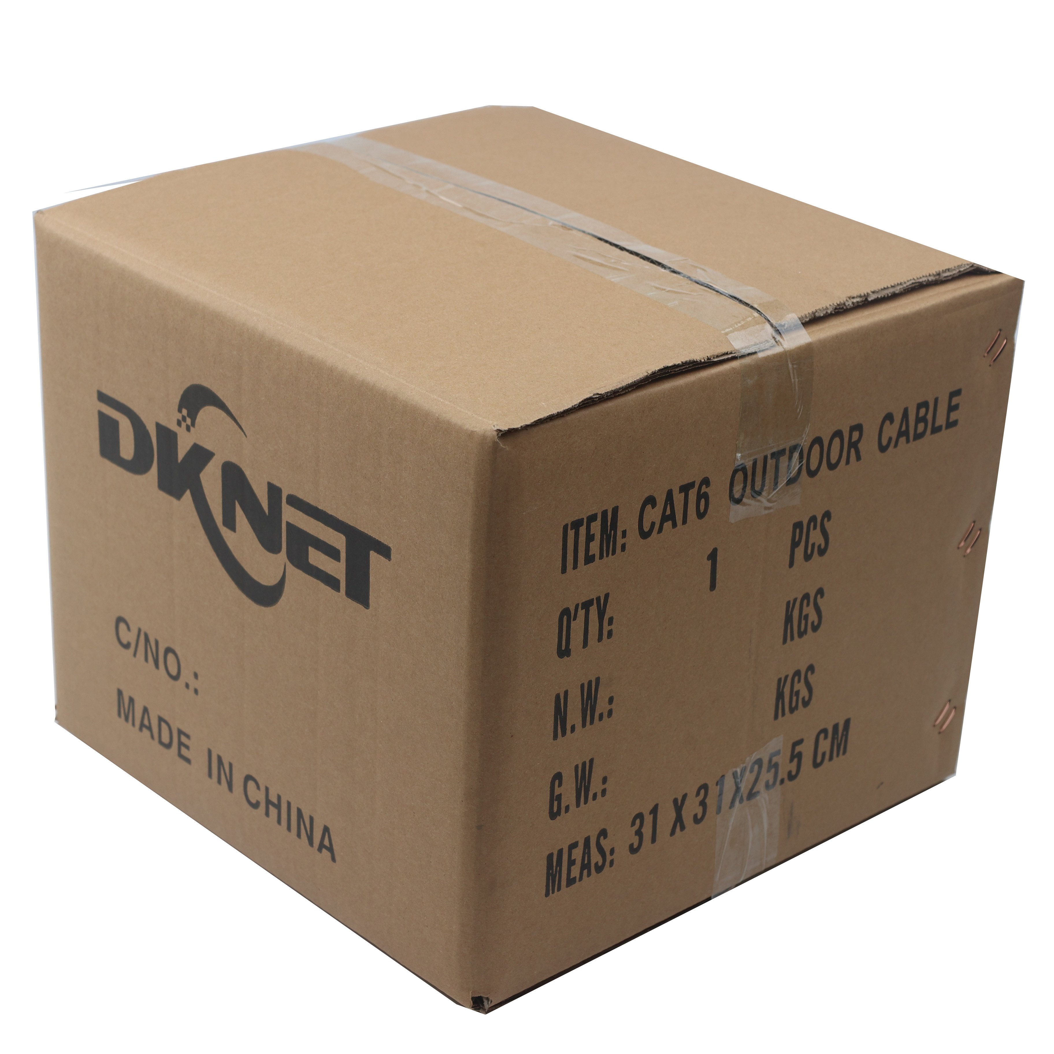 Factory Price 23AWG 305M 1000FT Cat6 UTP Outdoor Cable With Power For CCTV System Use
