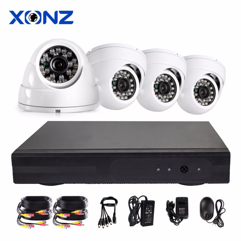 Security Camera System 4 Channel CCTV DVR kits
