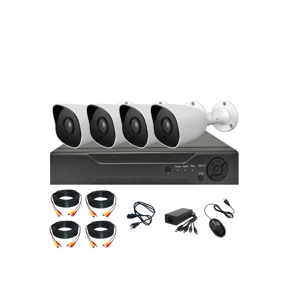 1080N cctv camera set with dvr 4 cameras cctv camera kit home cctv surveillance systems