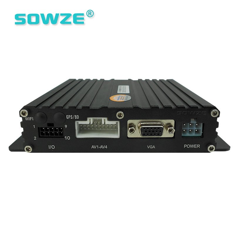 Factory Direct Vehicle Surveillance 4CH SD Card Mobile DVR Camera System