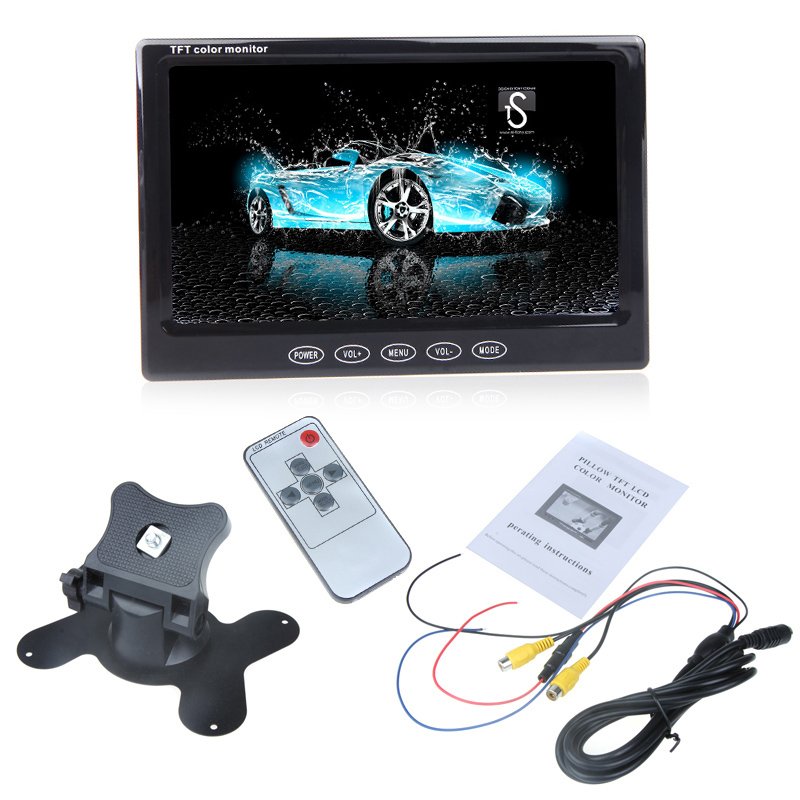 Universal 7 inch HD Car Monitor 800x 480 Security Surveillance Monitor Parking Assistance Rearview Car Reversing Aid