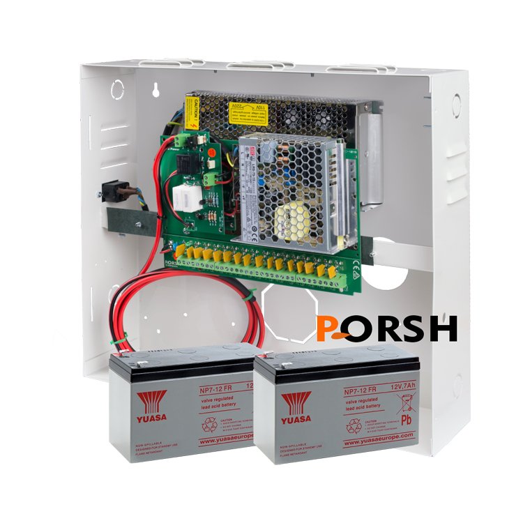 High Efficiency Central CCTV Power Supply with External Battery UPS Suitable for All CCTV Systems at Affordable Market Price