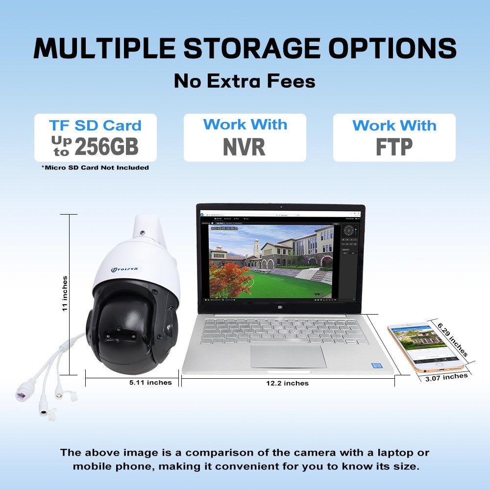 IP POE Active Deterrence Camera System Guard Viewer OEM Two Way Audio Warning Light Security PTZ Network Camera