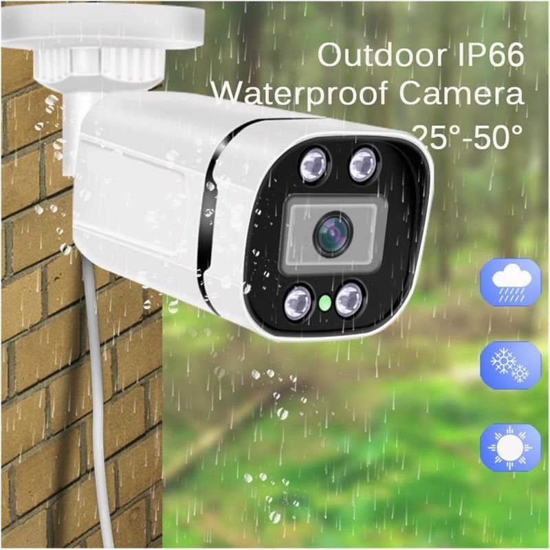 OEM 8 Channel AHD CCTV System Security Camera Kit 8pcs 1080P Analog AHD DVR Audio Video Recording Color Night Vision Outdoor Use