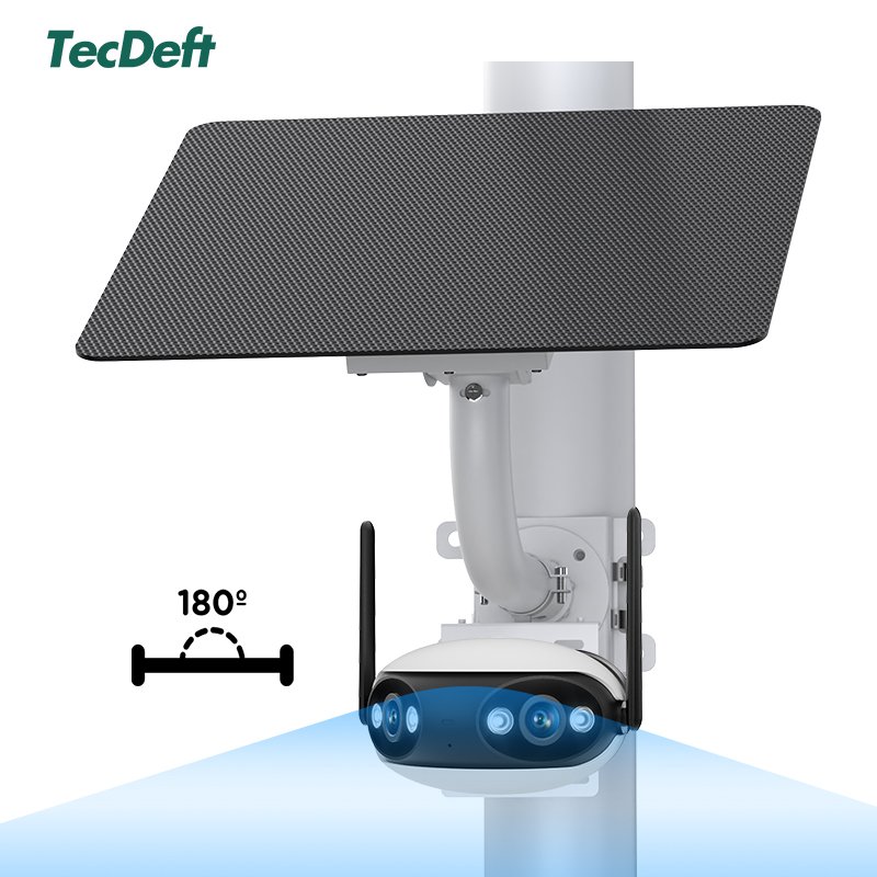 TecDeft 20 Watt Solar Panel 30W 40W Mini Camping Solar Panel Mono Crystalline 20AH 40AH 60AH Battery Power Solar Pane 5V 12V