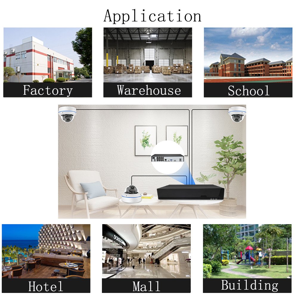 Factory Prices Wired POE NVR CCTV Kit Wireless Surveillance Security Cameras Set for surveil System
