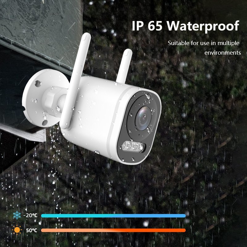 1080P 8CHANNEL SECURITY SYSTEM OUTDOOR TWO WAY AUDIO FULL COLOR NIGHT VISION NETWORK NVR KIT CCTV IP SURVEILLANCE CAMERA SYSTEM