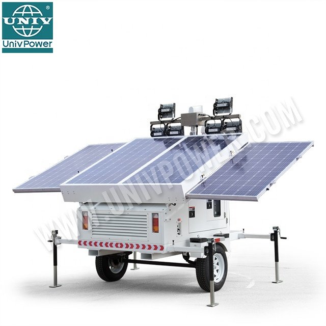 Multifunction Mobile Tower for Construction Surveillance Emergency National Defence Outdoor Entertainment