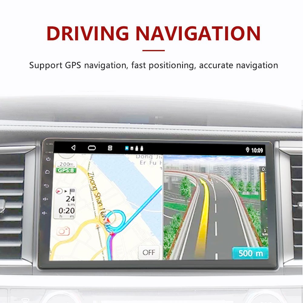 10 Inch Car Navigation Radio Android Car DVD Player Multimedia Carplay With 360 Degree Panorama Images Camera System