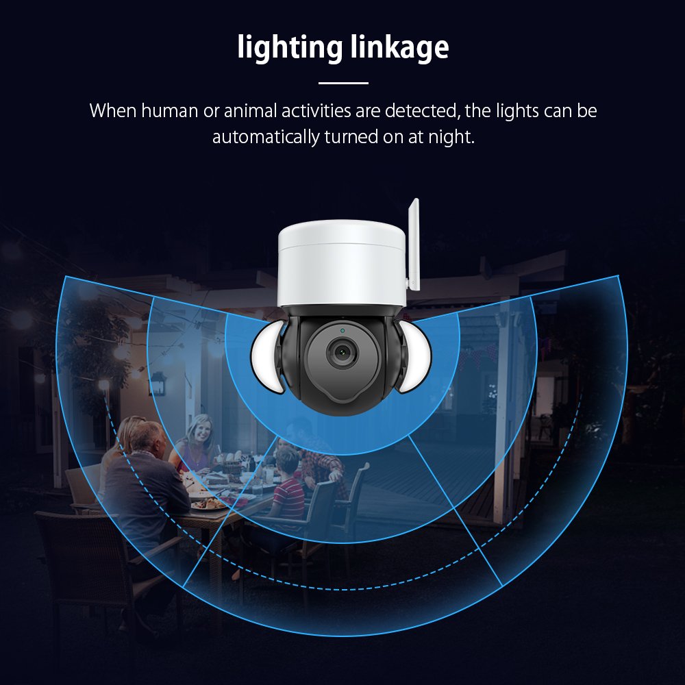 Popular Smart Outside IP Camera 5MP Surveillance Video CCTV PTZ Camera with Tuya APP