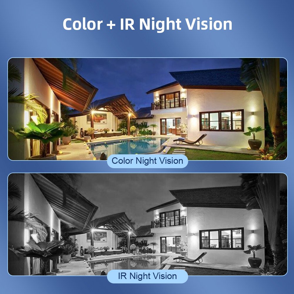 Outdoor WiFi PTZ 4G Sim Card Three Lens Dual Screen 10X Optical Zoom Camera De Surveillance Sans 4G